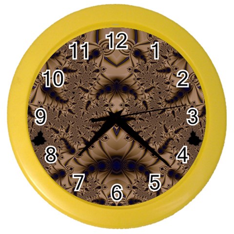 Fractal190 Color Wall Clock from Custom Dropshipper Front