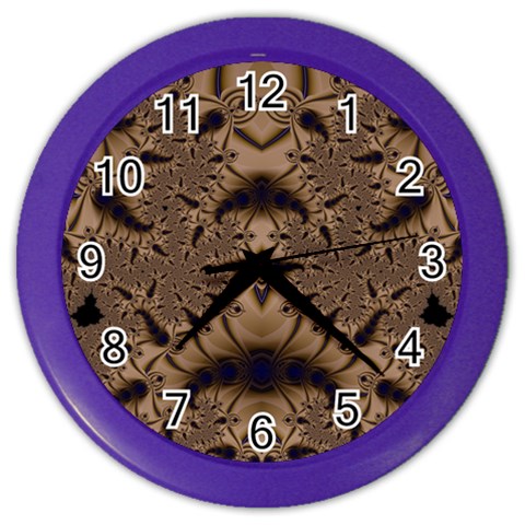 Fractal190 Color Wall Clock from Custom Dropshipper Front
