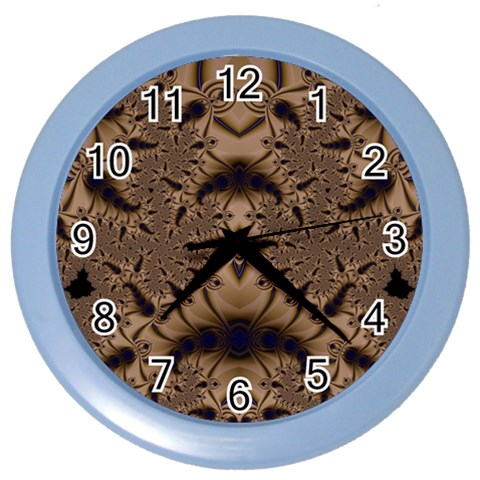 Fractal190 Color Wall Clock from Custom Dropshipper Front