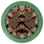 Fractal190 Color Wall Clock