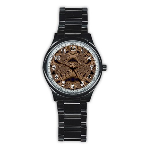 Fractal190 Men s Stainless Steel Round Dial Analog Watch from Custom Dropshipper Front
