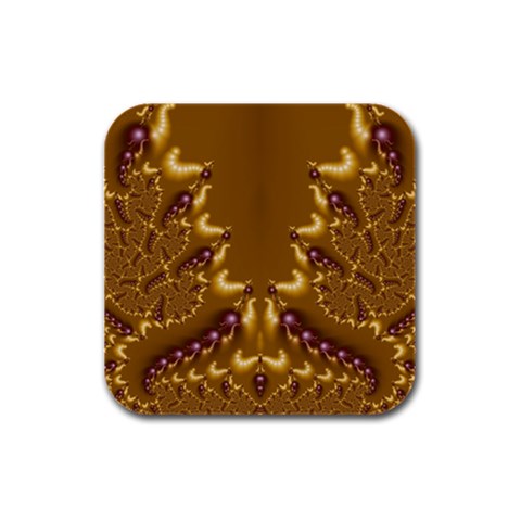 Fractal191 Rubber Square Coaster (4 pack) from Custom Dropshipper Front