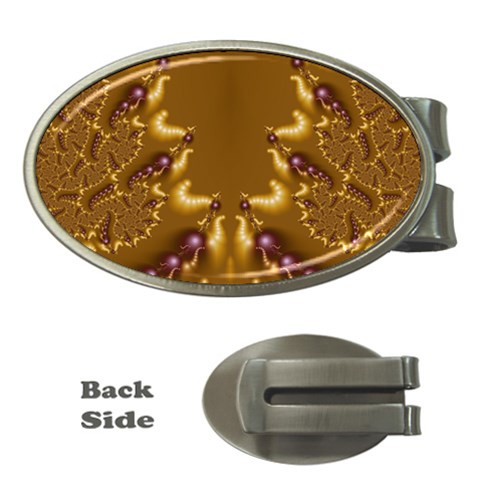 Fractal191 Money Clip (Oval) from Custom Dropshipper Front