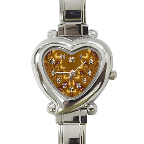 Fractal191 Heart Italian Charm Watch from Custom Dropshipper Front