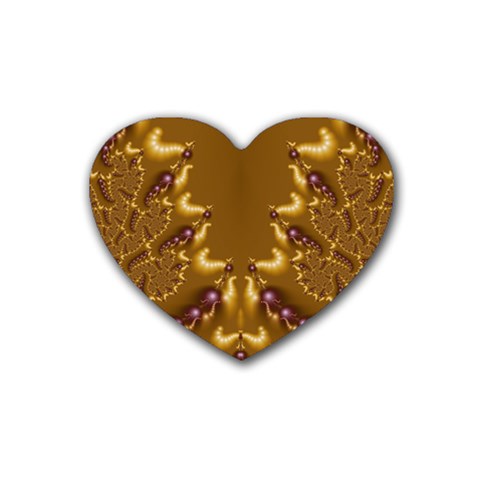 Fractal191 Heart Coaster (4 pack) from Custom Dropshipper Front