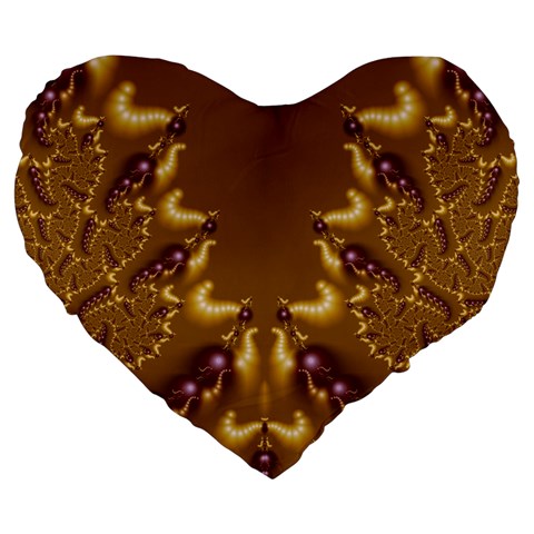 Fractal191 19  Premium Heart Shape Cushion from Custom Dropshipper Front