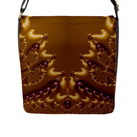 Fractal191 Flap Closure Messenger Bag (Large) from Custom Dropshipper Front