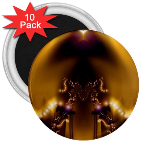 Fractal192 3  Magnet (10 pack) from Custom Dropshipper Front