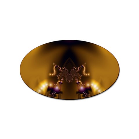 Fractal192 Sticker Oval (10 pack) from Custom Dropshipper Front