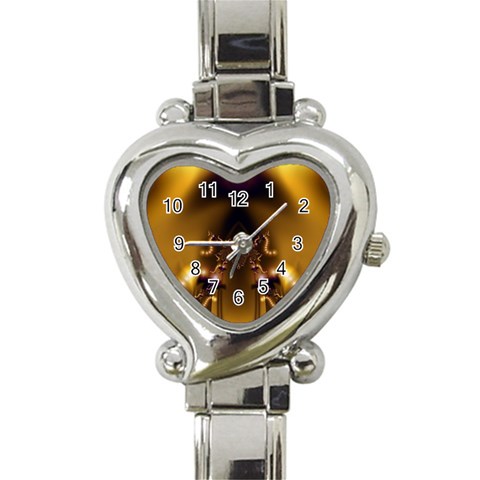 Fractal192 Heart Italian Charm Watch from Custom Dropshipper Front