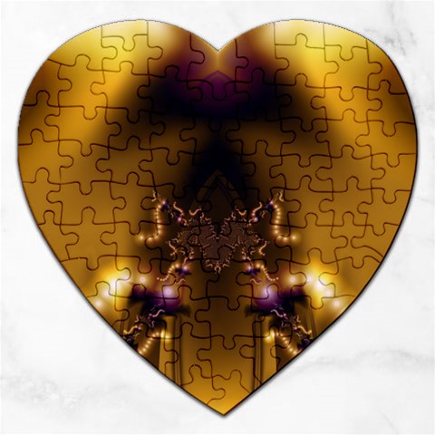 Fractal192 Jigsaw Puzzle (Heart) from Custom Dropshipper Front