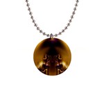 Fractal192 1  Button Necklace