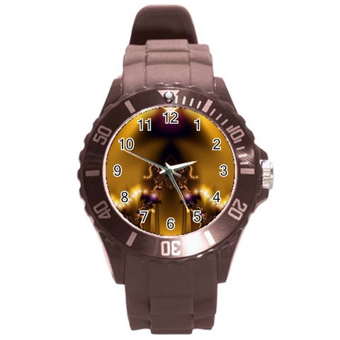 Fractal192 Round Plastic Sport Watch Large from Custom Dropshipper Front