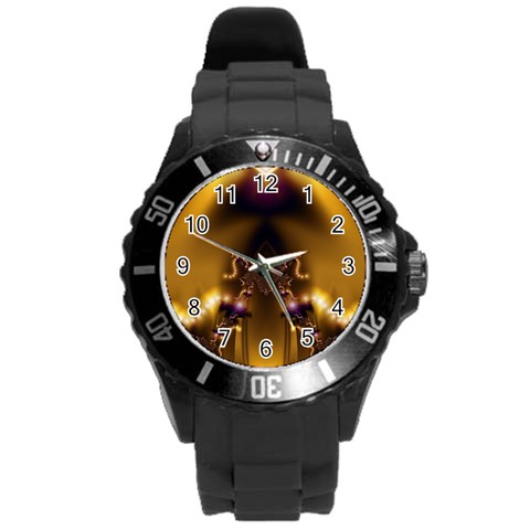 Fractal192 Round Plastic Sport Watch Large from Custom Dropshipper Front