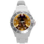 Fractal192 Round Plastic Sport Watch Large