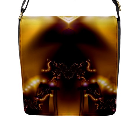Fractal192 Flap Closure Messenger Bag (Large) from Custom Dropshipper Front