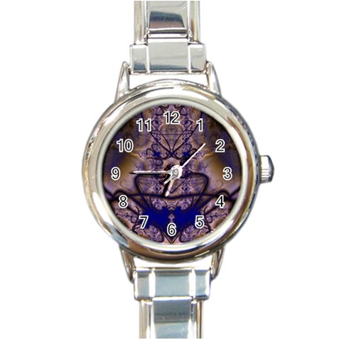 Fractal193 Round Italian Charm Watch from Custom Dropshipper Front