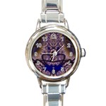 Fractal193 Round Italian Charm Watch
