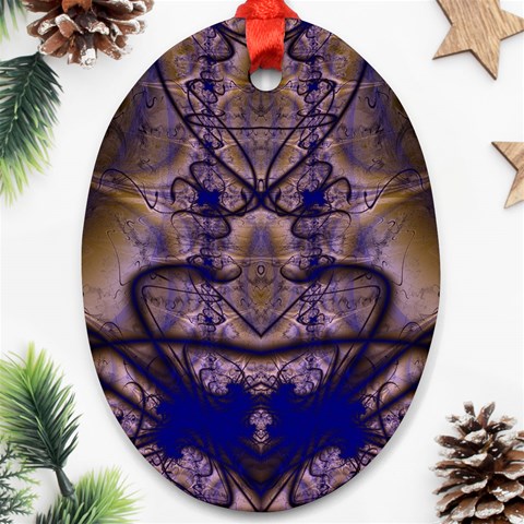 Fractal193 Ornament (Oval) from Custom Dropshipper Front