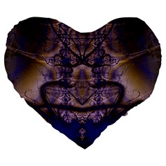 Fractal193 19  Premium Heart Shape Cushion from Custom Dropshipper Front