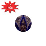 Fractal194 1  Mini Magnet (10 pack) 