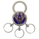 Fractal194 3-Ring Key Chain