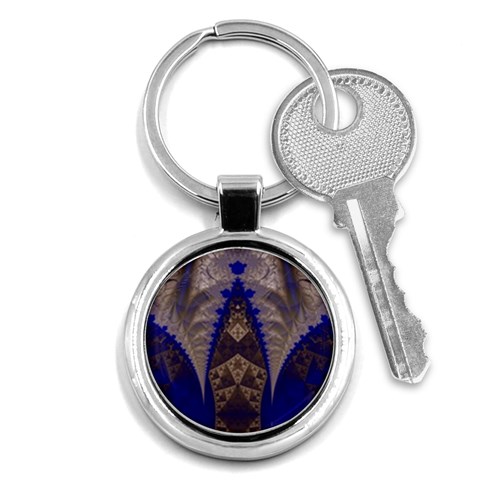 Fractal194 Key Chain (Round) from Custom Dropshipper Front