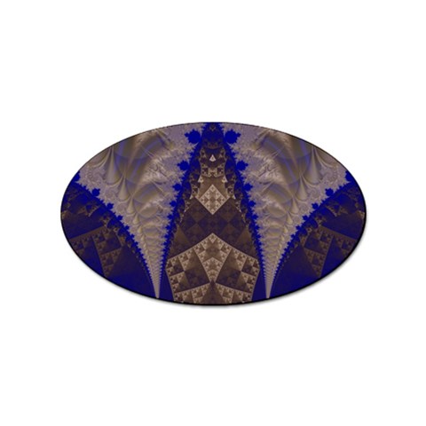 Fractal194 Sticker (Oval) from Custom Dropshipper Front