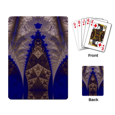 Fractal194 Playing Cards Single Design from Custom Dropshipper Back