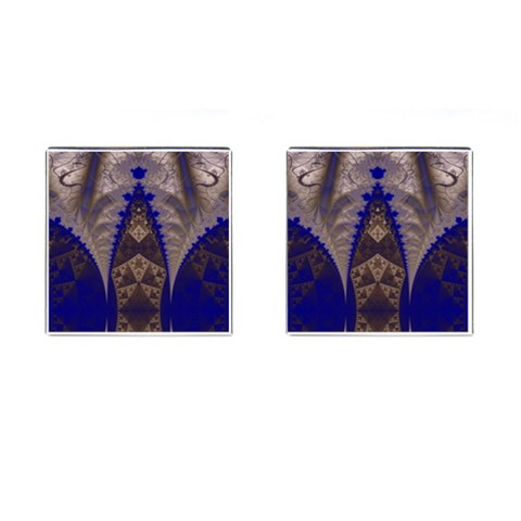 Fractal194 Cufflinks (Square) from Custom Dropshipper Front(Pair)