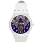 Fractal194 Round Plastic Sport Watch Medium