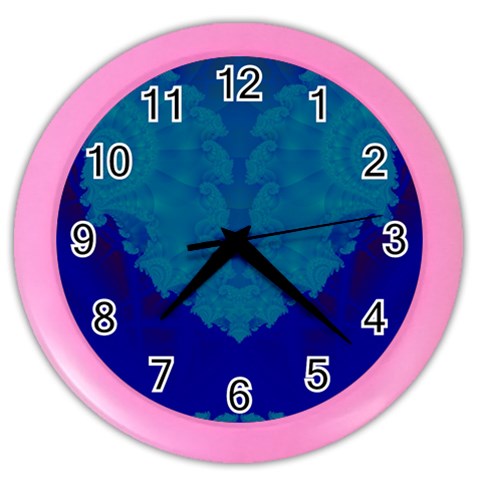 Fractal205 Color Wall Clock from Custom Dropshipper Front
