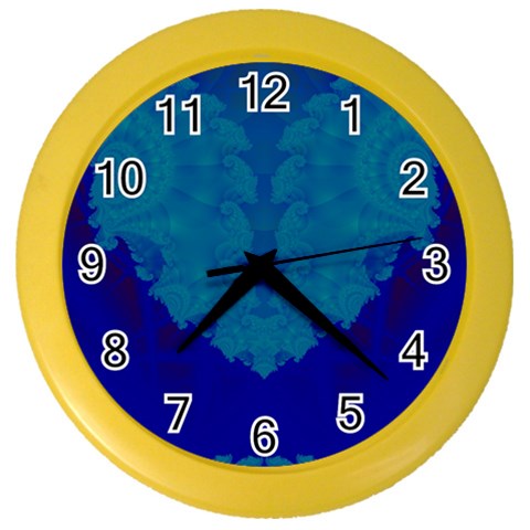 Fractal205 Color Wall Clock from Custom Dropshipper Front