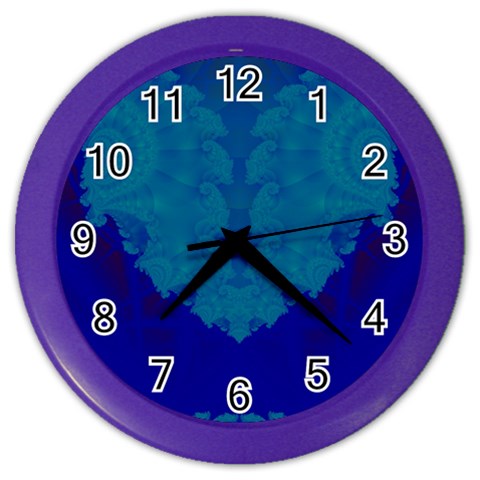Fractal205 Color Wall Clock from Custom Dropshipper Front