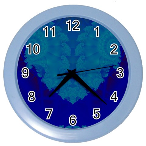 Fractal205 Color Wall Clock from Custom Dropshipper Front