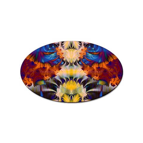 Fractal207 Sticker Oval (100 pack) from Custom Dropshipper Front