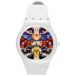 Fractal207 Round Plastic Sport Watch Medium