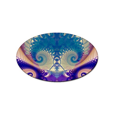 Fractal208 Sticker (Oval) from Custom Dropshipper Front