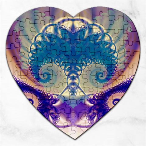 Fractal208 Jigsaw Puzzle (Heart) from Custom Dropshipper Front