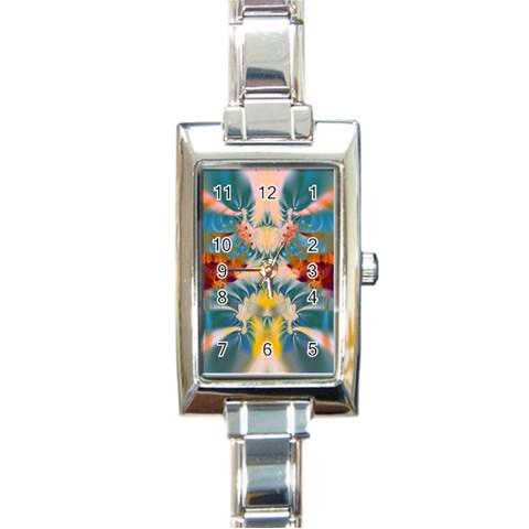 Fractal209 Rectangular Italian Charm Watch from Custom Dropshipper Front