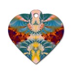 Fractal209 Dog Tag Heart (Two Sides)