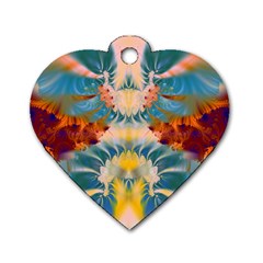 Fractal209 Dog Tag Heart (Two Sides) from Custom Dropshipper Back