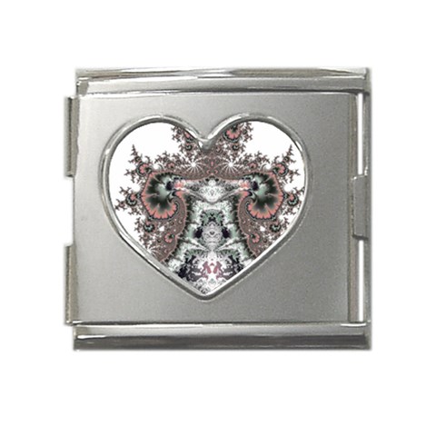 Fractal210 Mega Link Heart Italian Charm (18mm) from Custom Dropshipper Front
