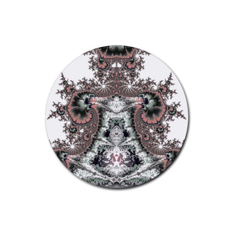 Fractal210 Rubber Round Coaster (4 pack) from Custom Dropshipper Front