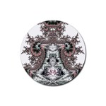 Fractal210 Rubber Round Coaster (4 pack)