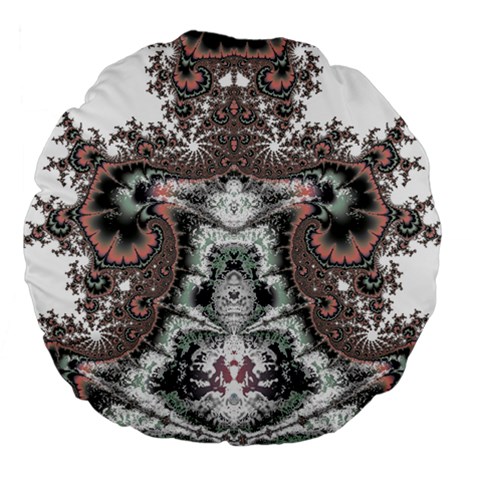 Fractal210 18  Premium Round Cushion  from Custom Dropshipper Front