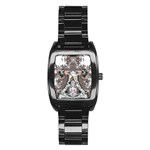 Fractal210 Men s Stainless Steel Barrel Analog Watch