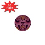 Fractal211 1  Mini Button (10 pack) 