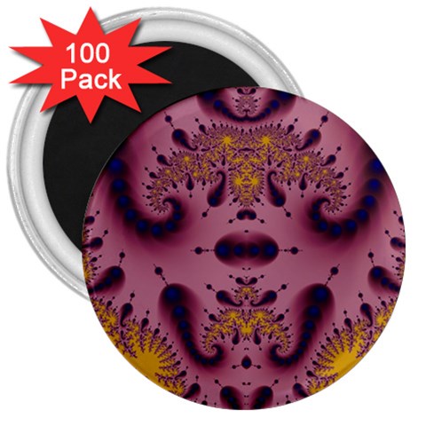 Fractal211 3  Magnet (100 pack) from Custom Dropshipper Front