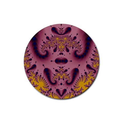 Fractal211 Rubber Coaster (Round) from Custom Dropshipper Front